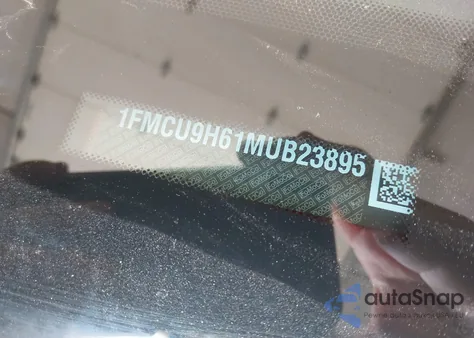 2021 Ford Escape Sel из США, поврежденный, VIN 1FMCU9H61MUB23895